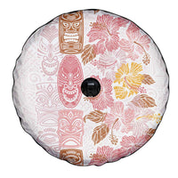Christmas Aloha Hawaii Tiki Spare Tire Cover Hibiscus Spring Colors - Polynesian Pride