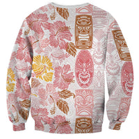 Christmas Aloha Hawaii Tiki Sweatshirt Hibiscus Spring Colors - Polynesian Pride