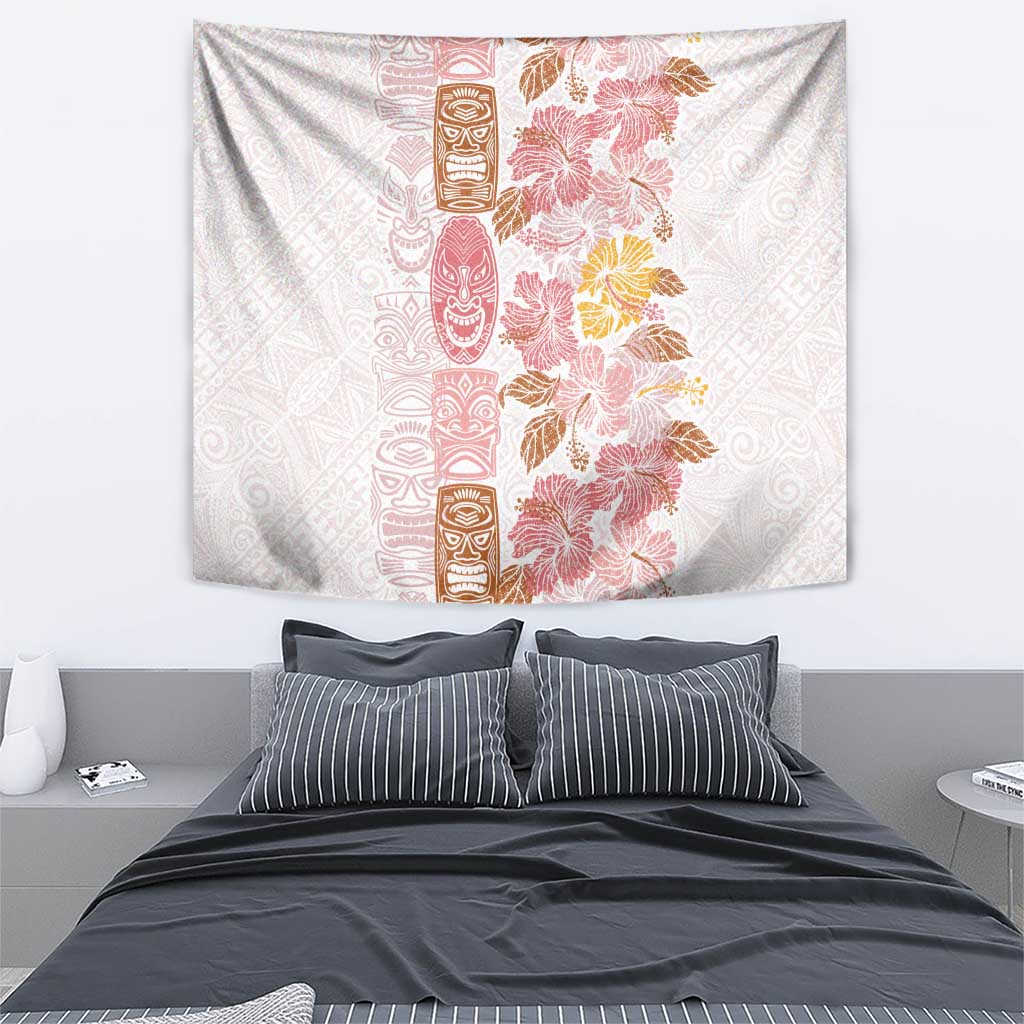 Christmas Aloha Hawaii Tiki Tapestry Hibiscus Spring Colors - Polynesian Pride