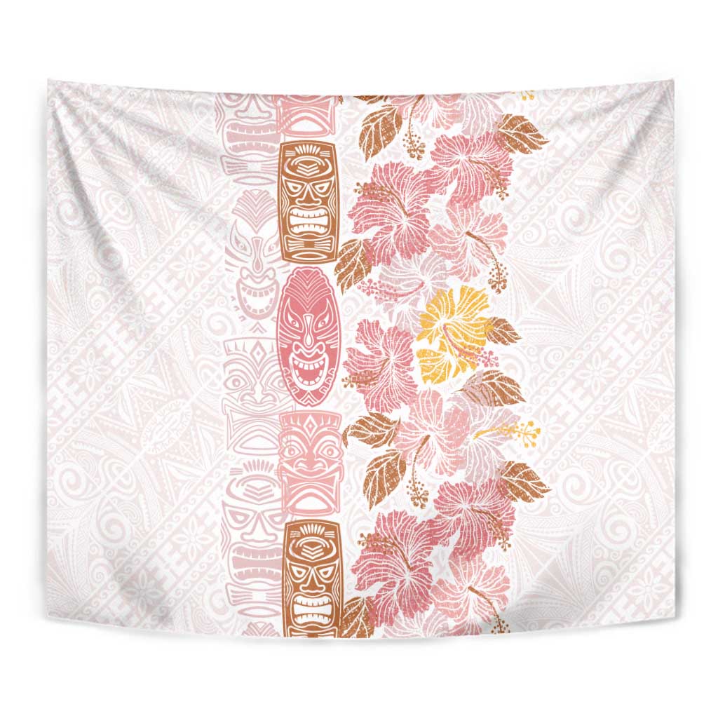 Christmas Aloha Hawaii Tiki Tapestry Hibiscus Spring Colors - Polynesian Pride