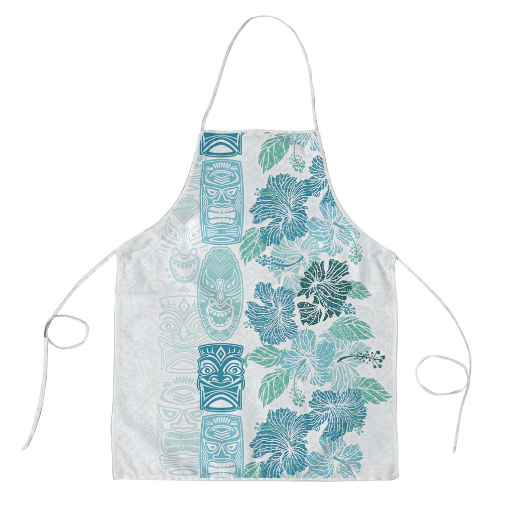 Christmas Aloha Hawaii Tiki Apron Hibiscus Summer Colors - Polynesian Pride