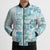 Christmas Aloha Hawaii Tiki Bomber Puffer Jacket Hibiscus Summer Colors - Polynesian Pride