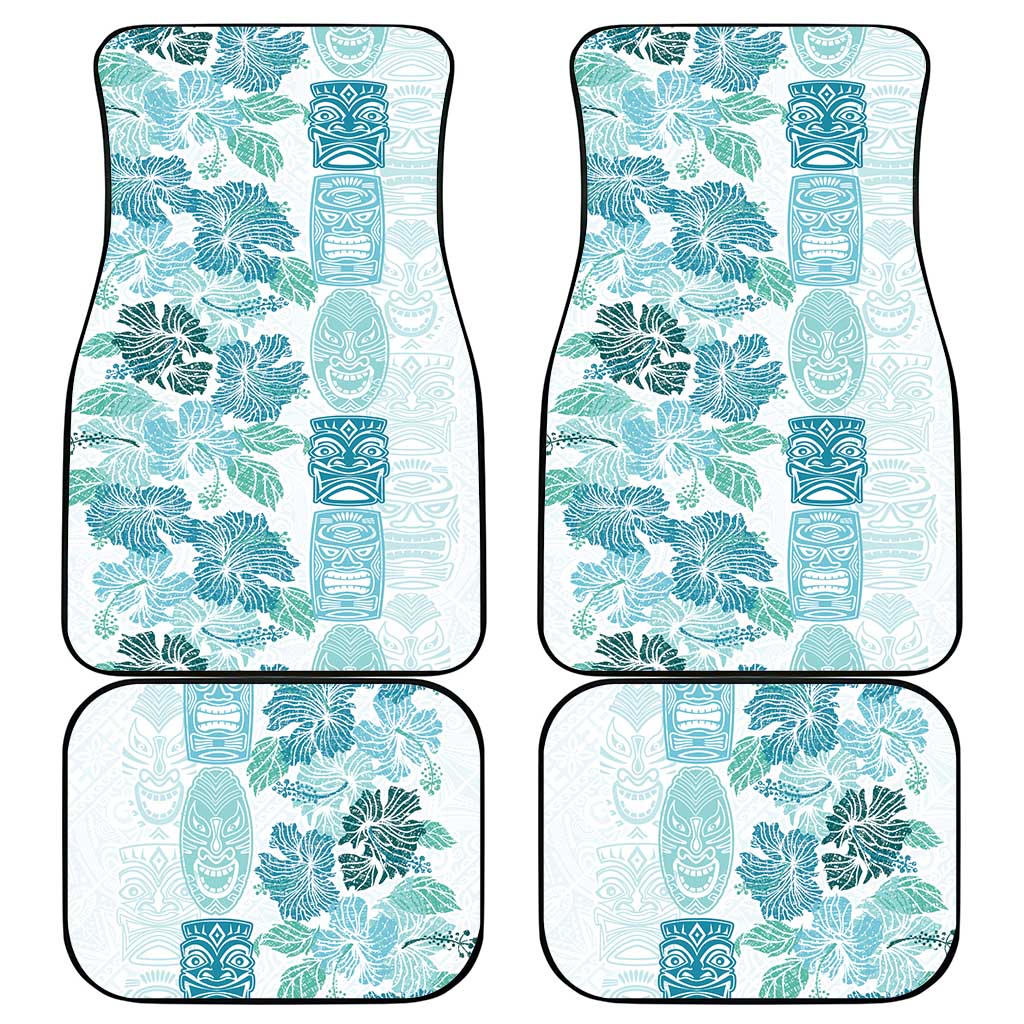 Christmas Aloha Hawaii Tiki Car Mats Hibiscus Summer Colors - Polynesian Pride