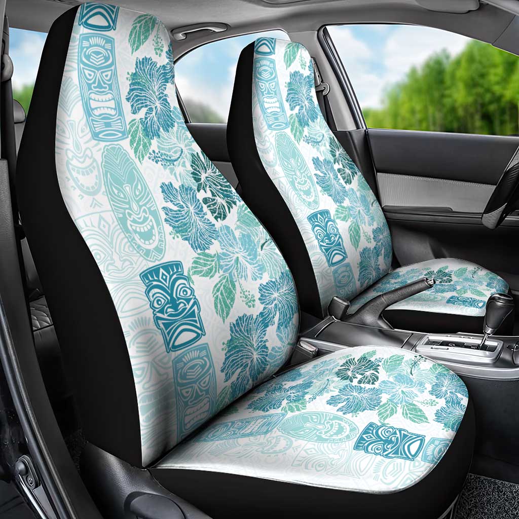 Christmas Aloha Hawaii Tiki Car Seat Cover Hibiscus Summer Colors - Polynesian Pride