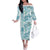 Christmas Aloha Hawaii Tiki Family Matching Off The Shoulder Long Sleeve Dress and Hawaiian Shirt Hibiscus Summer Colors - Polynesian Pride