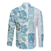 Christmas Aloha Hawaii Tiki Family Matching Off Shoulder Short Dress and Hawaiian Shirt Hibiscus Summer Colors - Polynesian Pride