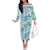 Christmas Aloha Hawaii Tiki Off The Shoulder Long Sleeve Dress Hibiscus Summer Colors - Polynesian Pride