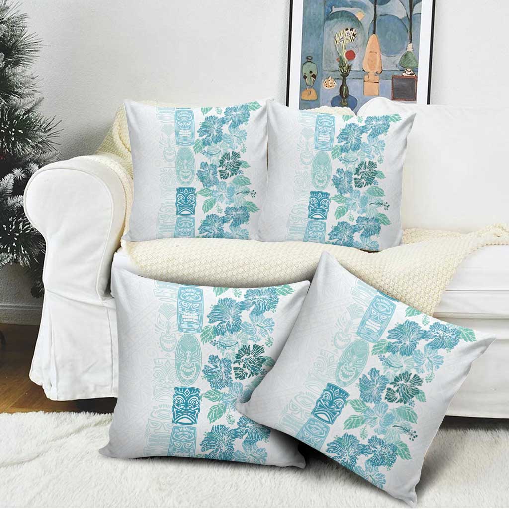Christmas Aloha Hawaii Tiki Pillow Cover Hibiscus Summer Colors - Polynesian Pride