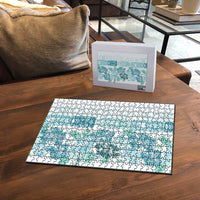 Christmas Aloha Hawaii Tiki Puzzle Hibiscus Summer Colors - Polynesian Pride