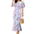 Christmas Aloha Hawaii Tiki Family Matching Mermaid Dress and Hawaiian Shirt Hibiscus Winter Colors - Polynesian Pride