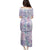 Christmas Aloha Hawaii Tiki Family Matching Puletasi and Hawaiian Shirt Hibiscus Winter Colors - Polynesian Pride