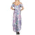 Christmas Aloha Hawaii Tiki Family Matching Summer Maxi Dress and Hawaiian Shirt Hibiscus Winter Colors - Polynesian Pride