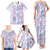 Christmas Aloha Hawaii Tiki Family Matching Tank Maxi Dress and Hawaiian Shirt Hibiscus Winter Colors - Polynesian Pride