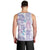 Christmas Aloha Hawaii Tiki Men Tank Top Hibiscus Winter Colors - Polynesian Pride
