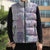 Christmas Aloha Hawaii Tiki Sleeveless Puffer Jacket Hibiscus Winter Colors - Polynesian Pride