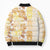 Christmas Aloha Hawaii Tiki Bomber Puffer Jacket Hibiscus Autumn Colors - Polynesian Pride