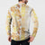 Christmas Aloha Hawaii Tiki Button Sweatshirt Hibiscus Autumn Colors - Polynesian Pride