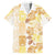 Christmas Aloha Hawaii Tiki Family Matching Off Shoulder Maxi Dress and Hawaiian Shirt Hibiscus Autumn Colors - Polynesian Pride