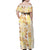 Christmas Aloha Hawaii Tiki Family Matching Off Shoulder Maxi Dress and Hawaiian Shirt Hibiscus Autumn Colors - Polynesian Pride