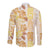Christmas Aloha Hawaii Tiki Long Sleeve Button Shirt Hibiscus Autumn Colors - Polynesian Pride