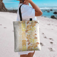 Christmas Aloha Hawaii Tiki Tote Bag Hibiscus Autumn Colors - Polynesian Pride