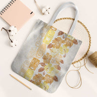 Christmas Aloha Hawaii Tiki Tote Bag Hibiscus Autumn Colors - Polynesian Pride