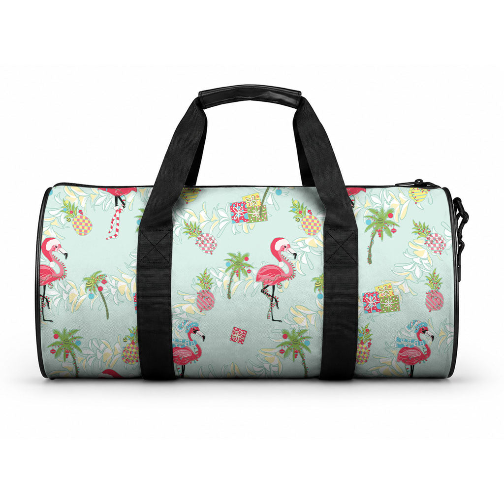 Aloha Hawaii Christmas Seamless Duffle Bag Plumeria Lei LT7 One size Cerulean - Polynesian Pride