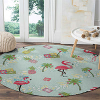 Aloha Hawaii Christmas Seamless Round Carpet Plumeria Lei LT7 - Polynesian Pride