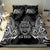 Custom New Zealand Rugby Bedding Set 2023 World Cup Aotearoa Haka Face LT7 - Polynesian Pride