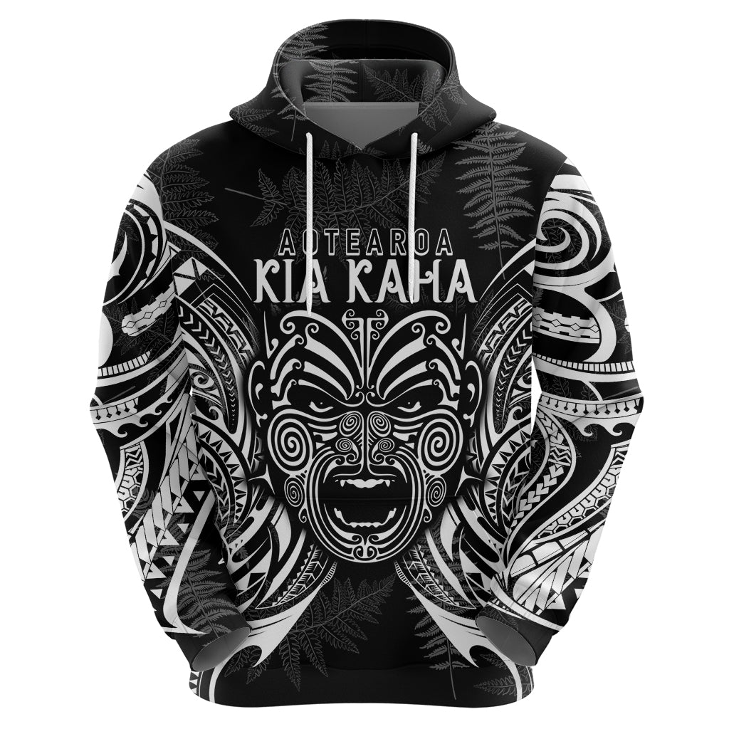 New Zealand Rugby Hoodie 2023 World Cup Aotearoa Haka Face LT7 - Polynesian Pride