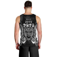 New Zealand Rugby Men Tank Top 2023 World Cup Aotearoa Haka Face LT7 - Polynesian Pride