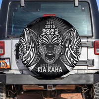 New Zealand Rugby Spare Tire Cover 2023 World Cup Aotearoa Haka Face LT7 - Polynesian Pride