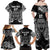 New Zealand Rugby Family Matching Off Shoulder Maxi Dress and Hawaiian Shirt 2023 World Cup Aotearoa Create History LT7 - Polynesian Pride