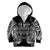 New Zealand Rugby Kid Hoodie 2023 World Cup Aotearoa Create History LT7 Zip Hoodie Black - Polynesian Pride