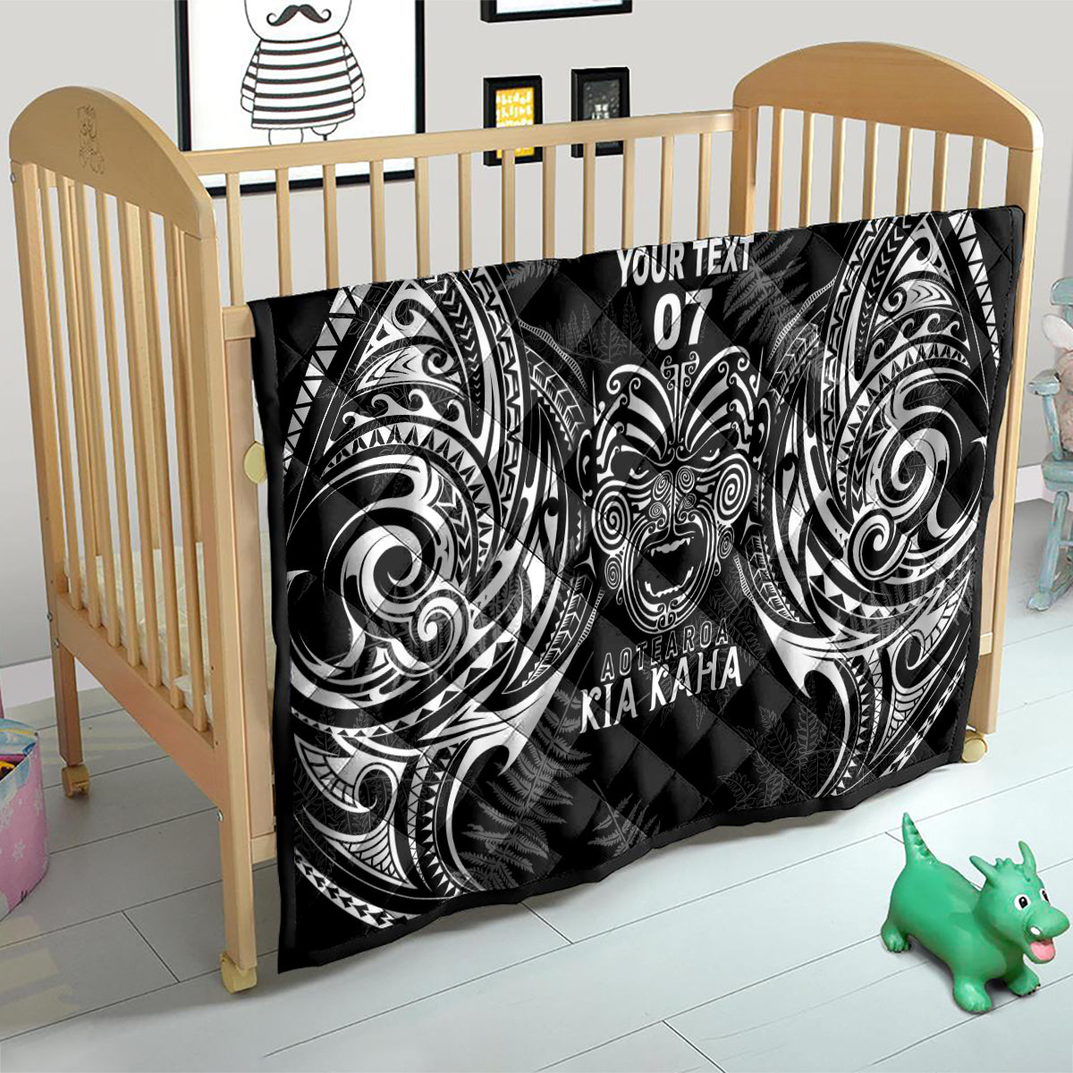 New Zealand Rugby Quilt 2023 World Cup Aotearoa Create History LT7 - Polynesian Pride