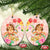 Aloha Hawaii Ceramic Ornament Kawaii Mele Kalikimaka - Pastel Fever