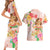 Aloha Hawaii Couples Matching Short Sleeve Bodycon Dress and Hawaiian Shirt Kawaii Mele Kalikimaka - Pastel Fever