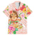 Aloha Hawaii Family Matching Mermaid Dress and Hawaiian Shirt Kawaii Mele Kalikimaka - Pastel Fever