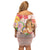 Aloha Hawaii Family Matching Off Shoulder Short Dress and Hawaiian Shirt Kawaii Mele Kalikimaka - Pastel Fever