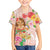 Aloha Hawaii Family Matching Off Shoulder Short Dress and Hawaiian Shirt Kawaii Mele Kalikimaka - Pastel Fever