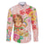 Aloha Hawaii Family Matching Short Sleeve Bodycon Dress and Hawaiian Shirt Kawaii Mele Kalikimaka - Pastel Fever