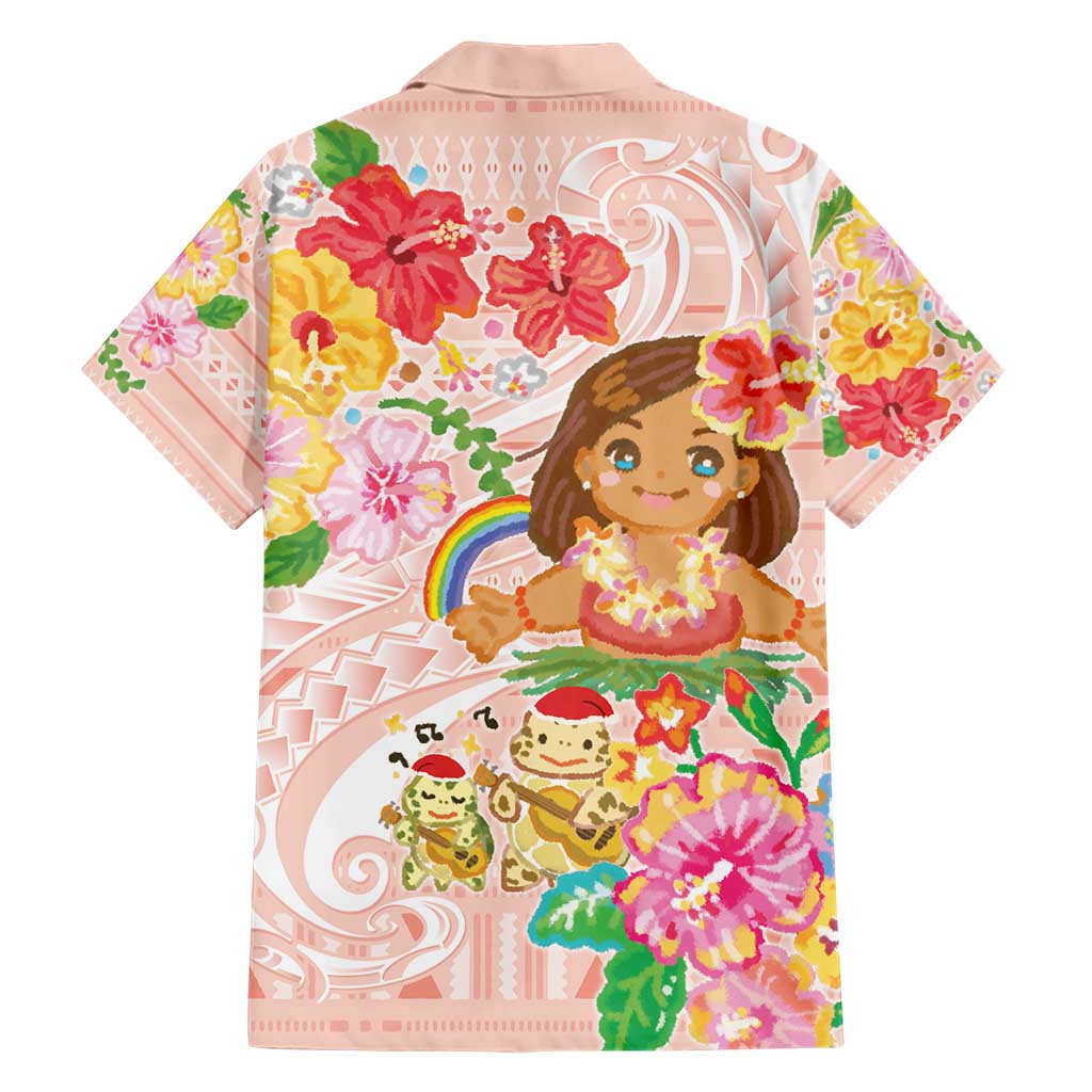 Aloha Hawaii Hawaiian Shirt Kawaii Mele Kalikimaka - Pastel Fever LT7 - Polynesian Pride