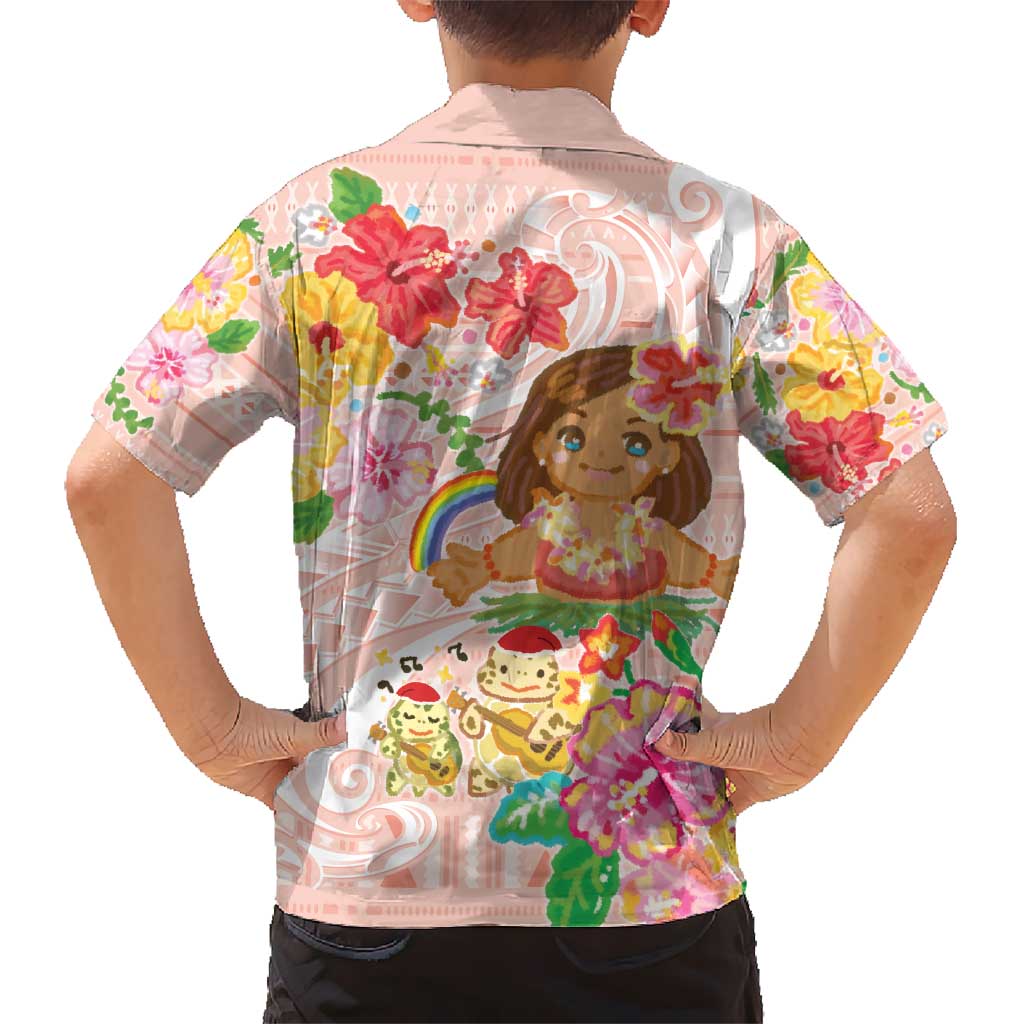 Aloha Hawaii Hawaiian Shirt Kawaii Mele Kalikimaka - Pastel Fever LT7 - Polynesian Pride