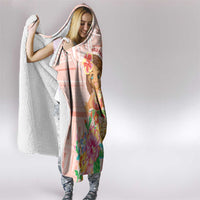 Aloha Hawaii Hooded Blanket Kawaii Mele Kalikimaka - Pastel Fever LT7 - Polynesian Pride