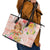 Aloha Hawaii Leather Tote Bag Kawaii Mele Kalikimaka - Pastel Fever