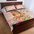 Aloha Hawaii Quilt Bed Set Kawaii Mele Kalikimaka - Pastel Fever