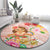 Aloha Hawaii Round Carpet Kawaii Mele Kalikimaka - Pastel Fever