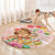 Aloha Hawaii Round Carpet Kawaii Mele Kalikimaka - Pastel Fever