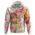 Aloha Hawaii Zip Hoodie Kawaii Mele Kalikimaka - Pastel Fever