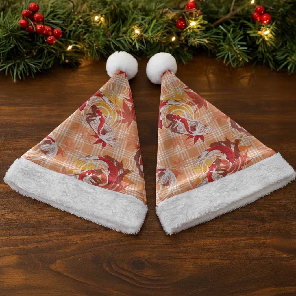 Orange Palaka Hawaii Aloha Christmas Santa Hat Koi Pond Mix Japanese Maple - Polynesian Pride
